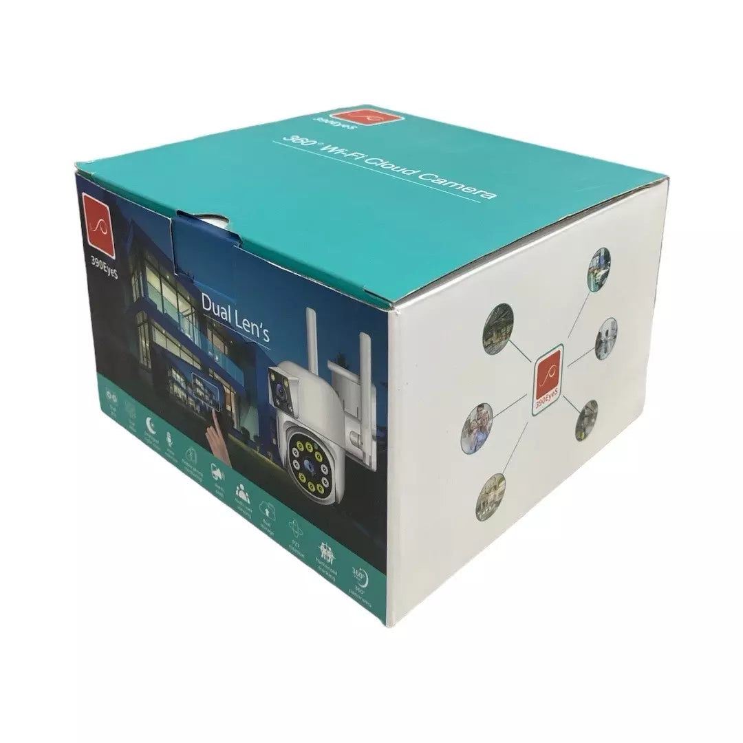 Cámara De Seguridad Doble Lente Wifi TC193-ED2D5-XC