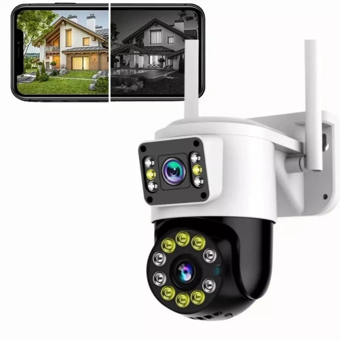 Cámara De Seguridad Doble Lente Wifi TC193-ED2D5-XC