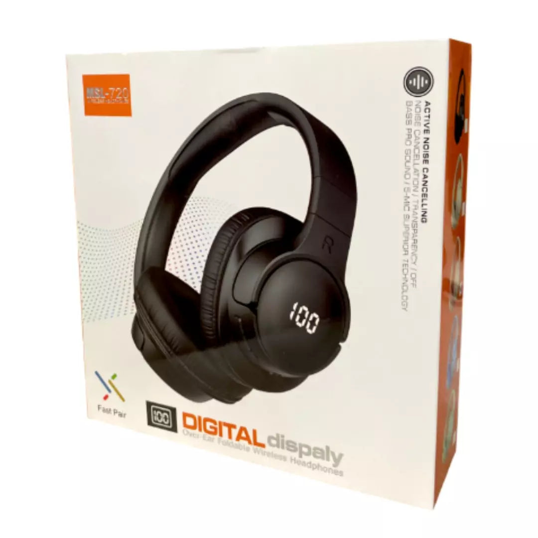 Audífonos De Diadema Inalámbricos con Bluetooth MSL-720