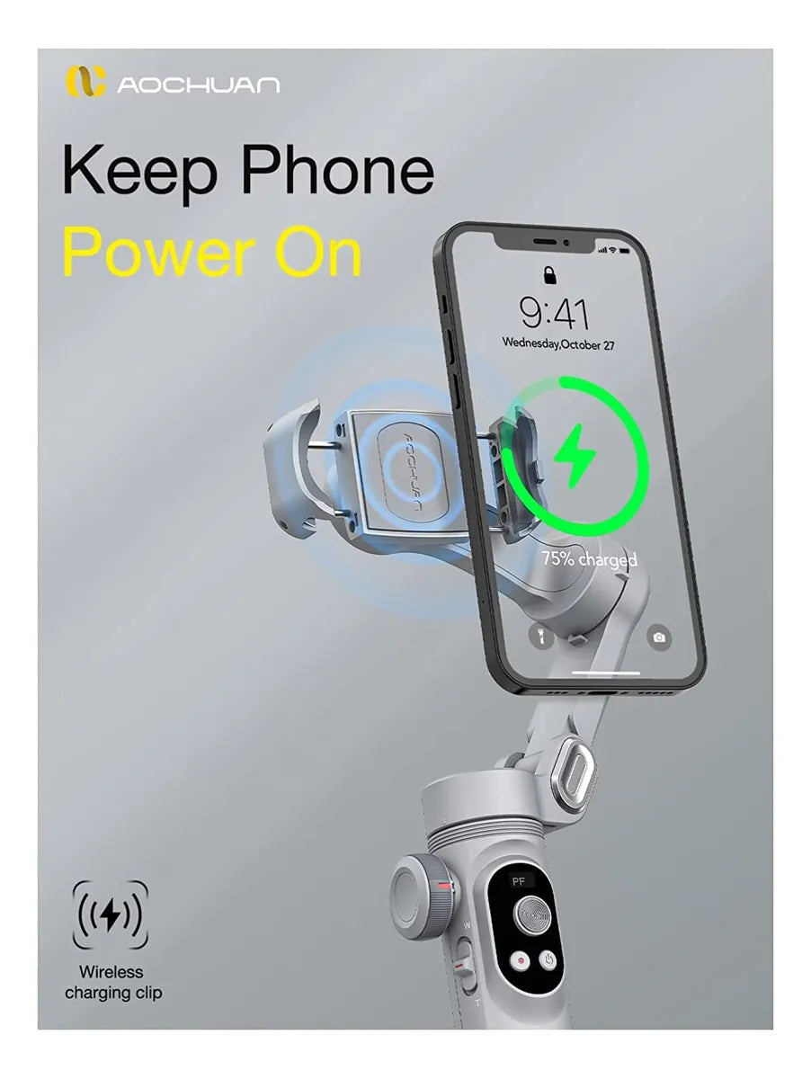 Estabilizador Telefono 3 Ejes Plegable Inteligente Profesional Smart X Pro
