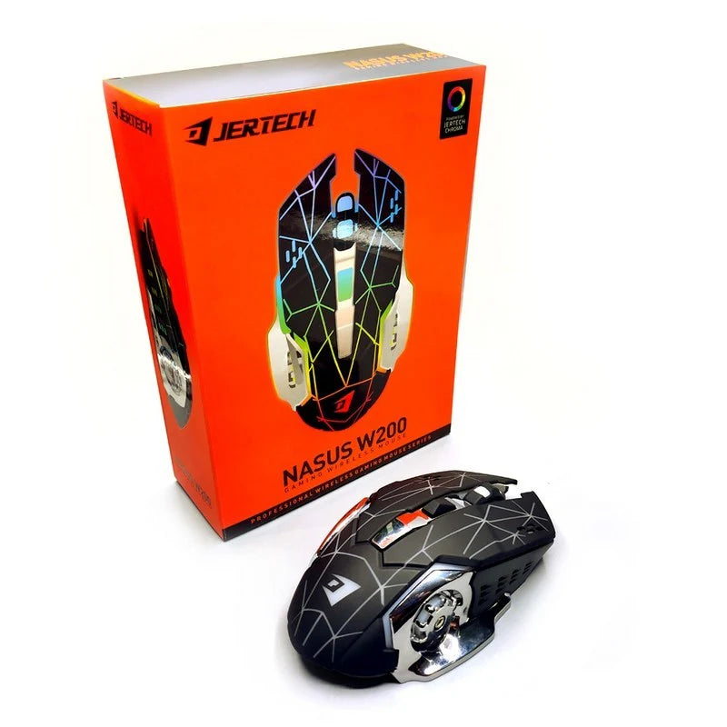 Mouse Gamer Inalambrico Recargable Jertech W200