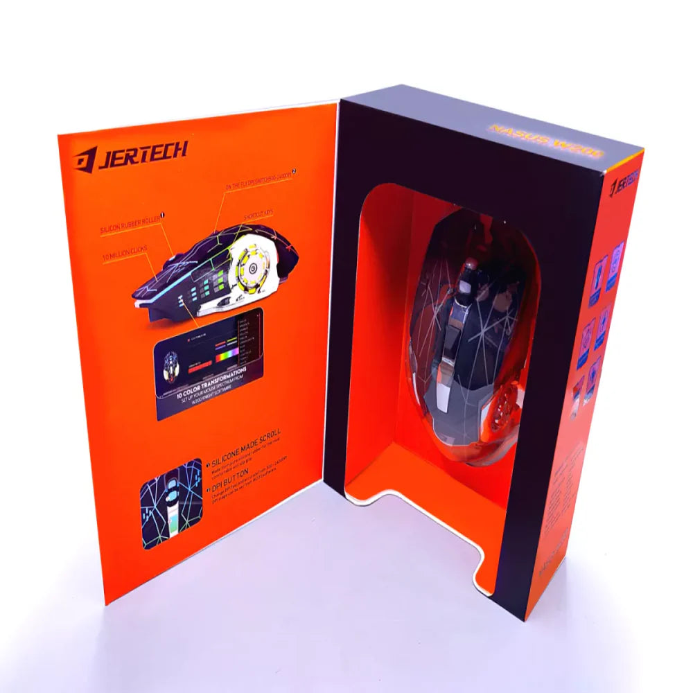 Mouse Gamer Inalambrico Recargable Jertech W200