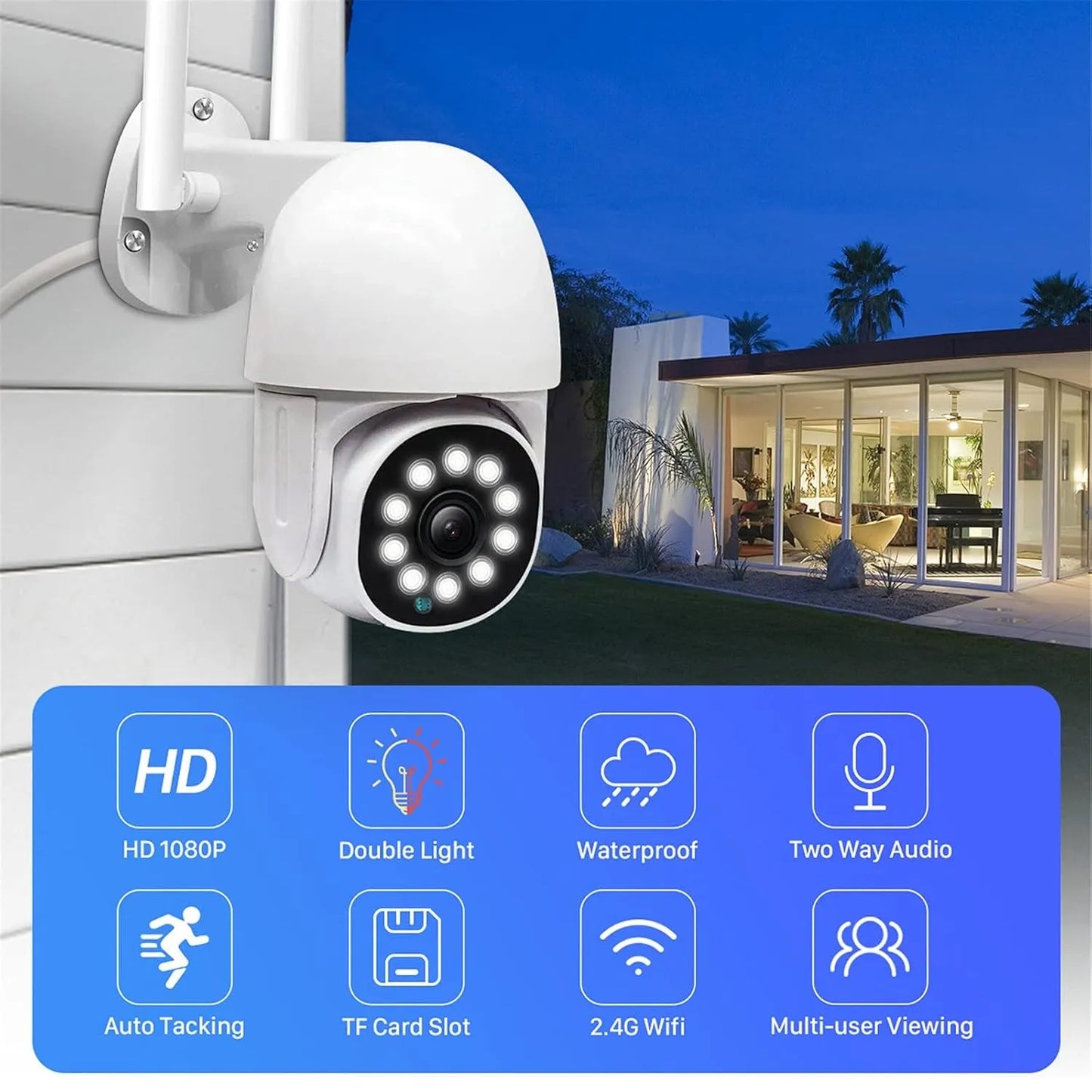Cámara De Seguridad Genérica 360 Wifi Tc10-ed3b3-xb Exterior