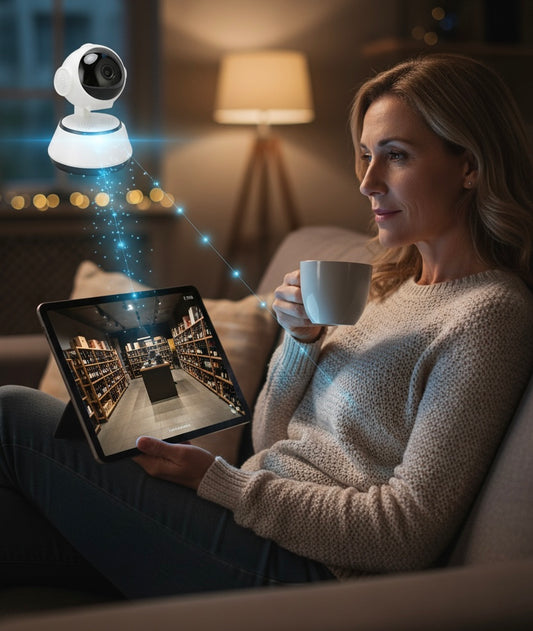 Cámara De Vigilancia Ip Wifi  Fácil Instalación Blanco (Envío Gratis)