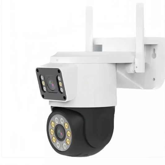 Cámara De Seguridad Doble Lente Wifi TC193-ED2D5-XC