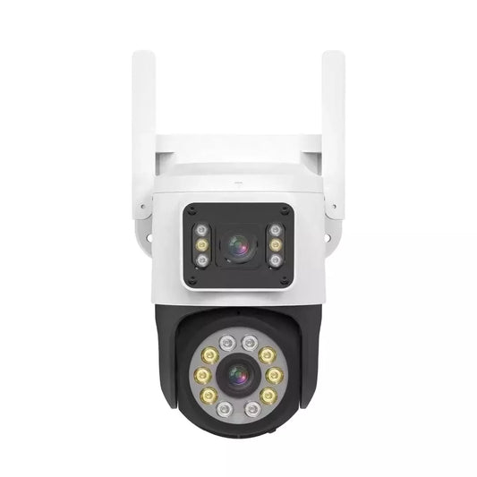 Cámara De Seguridad Doble Lente Wifi TC193-ED2D5-XC