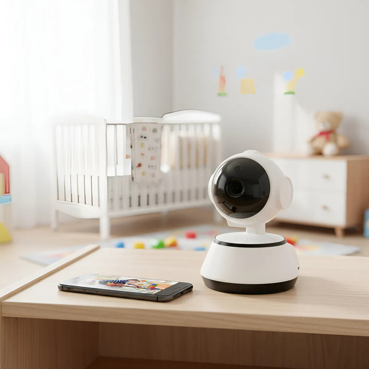Cámara De Vigilancia Ip Wifi  Fácil Instalación Blanco (Envío Gratis)
